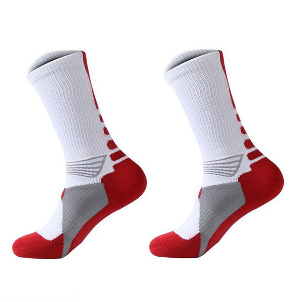 Outdoor Sport Elite Cycling Socks Men Long Coolmax Basketball Soccer Socks Male Compression Men Athletic Stocking