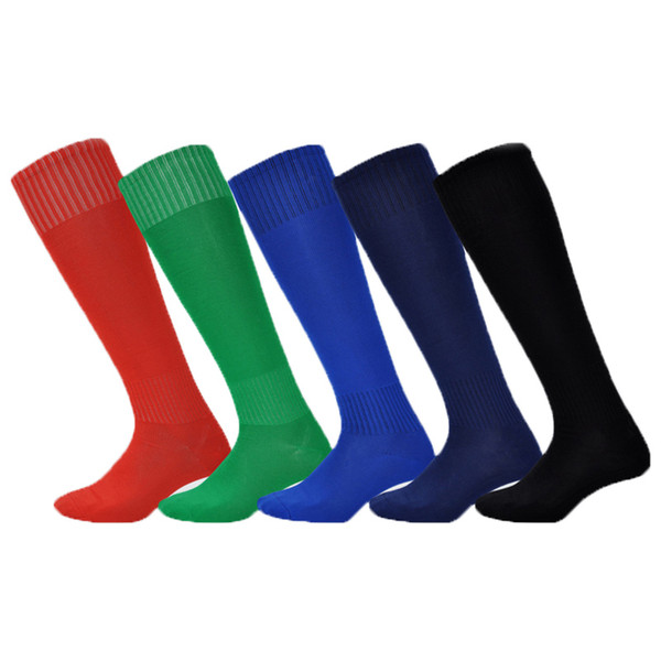 Solid Long Tube Socks 9 Colors High Quality Breathable Thin Football Socks Outdoor Sports Fast Drying Hot Sale Elastic Socks