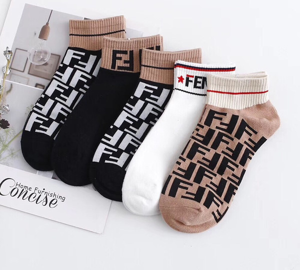 Famous G letter Socks stockings for Women Fashion Designer Ladies Antibacterial Cotton Brand Unisex Sport Sock