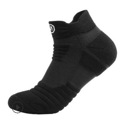 Elite basketball men's pure cotton socks add heavy towel base professional outdoor running hair collar sports hosiery