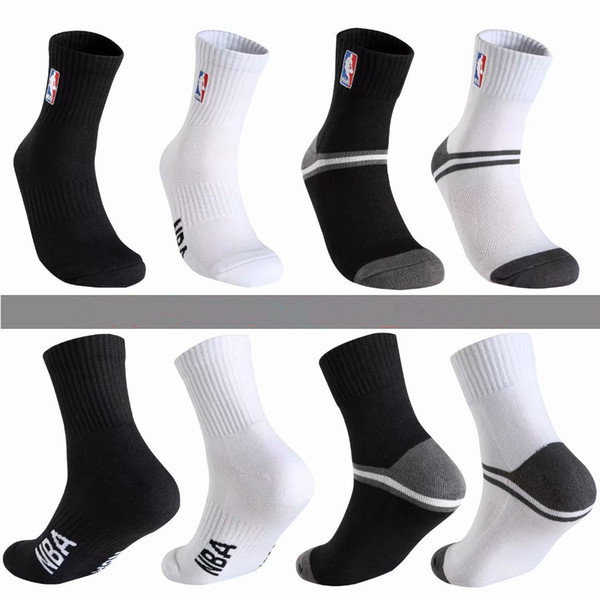 LQW-7 Basketball 2018 men club football socks home away adult sports stockings Camping Hiking Running Gym Socks Towel bottom