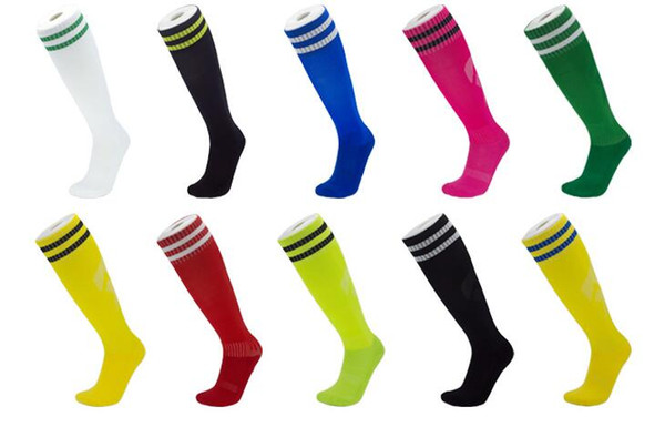 Children Football Socks Boys youth Sock Kid's Above Knee Plain Socks Long Soccer Stockings Men child Over Knee baseball Sock