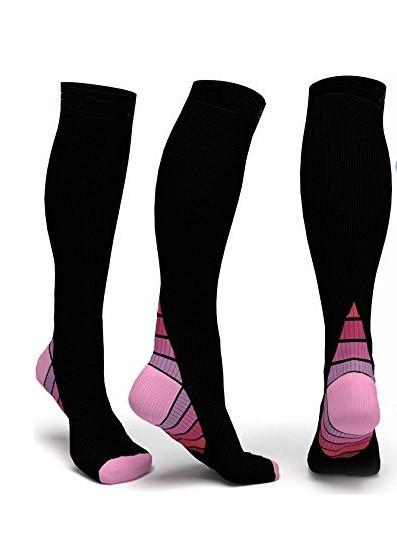 Compression Socks for Men & Women (20-30 mmHg) Best Graduated Athletic Fit for Running, Nurses, Shin Splints,Maternity Preg 50pcs