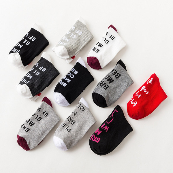 2018 High Quality IF YOU CAN READ THIS Bring Me a Glass of Wine/Beer Socks Winter Socks Christmas Socks Fashion Unisex Sock