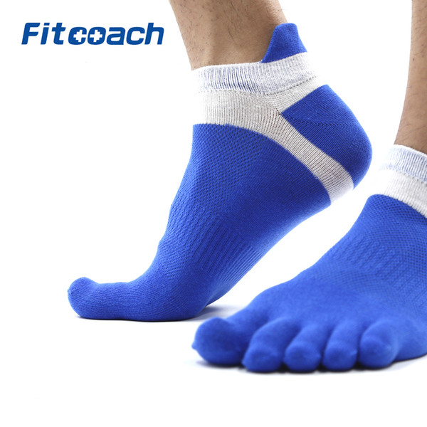 Men's Run Lightweight No-Show Toe Socks