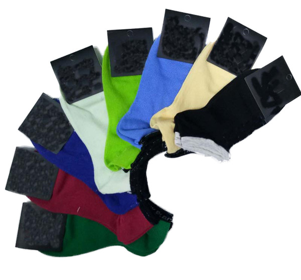 Fashion Adult Socks Unisex Short Sock Cheerleader Sports Socks Teenagers Ankle Socks Multicolors With Paper Board