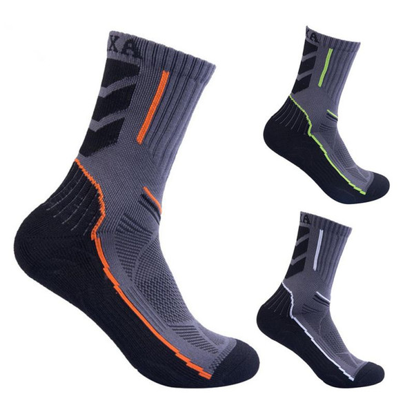 Outdoor Climbing Hiking Cycling Running Skiing Socks Men High-top Sport Socks Quick Dry Breathable Absorb Sweat Antibacterial L2