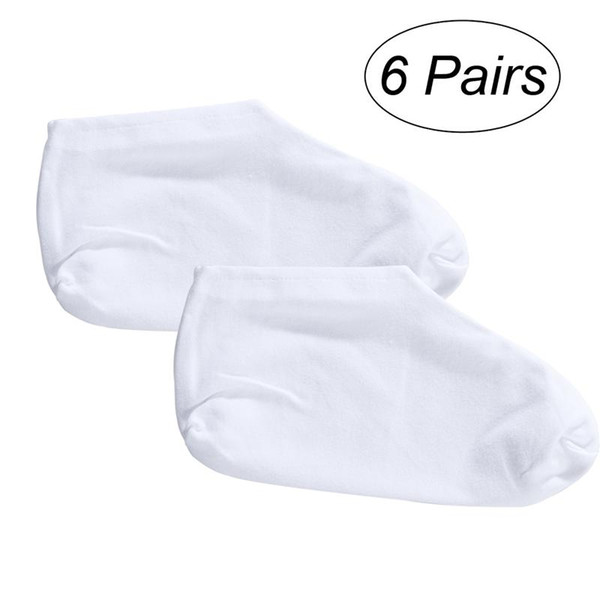 6Pairs pack Cotton Moisture Socks Foot Spa Socks Moisturising for Dry Hard Cracked Skin