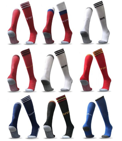 2018 World Cup soccer socks adults kid Argentina Belgium Calcetine germany Colombia Mexico Japan Sweden Socken Spain Meias 17 18 Chaussettes