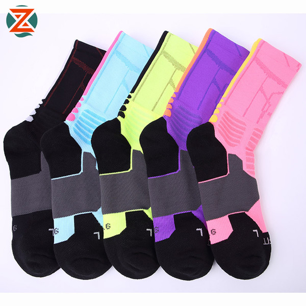 Elite New Professional Sports Basketball Socks GYM Outdoor Cycling Running Soccer Fitness Breathable compression Sock for Men Women