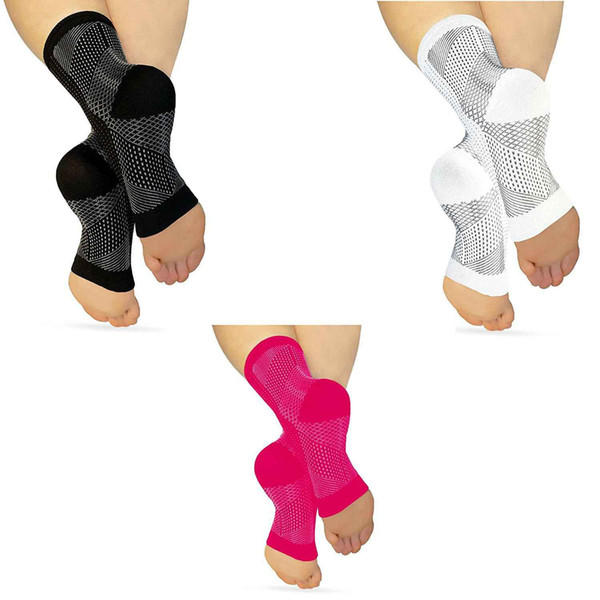 Foot Angel Anti Fatigue Foot Compression Sleeve Sports Socks Circulation Ankle Swelling Relief Outdoor Running Cycle Basketball Socks b1171-