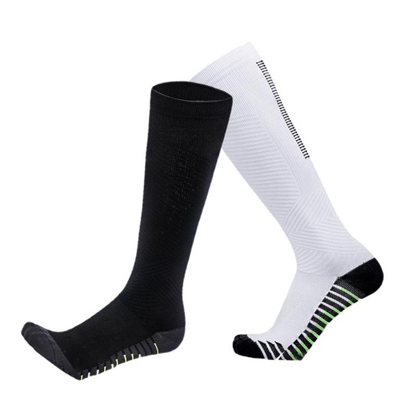 Unisex Outdoor Sports Socks Running Marathon Socks Riding Compression Night Running Long Leg Protection Sock New Stockings