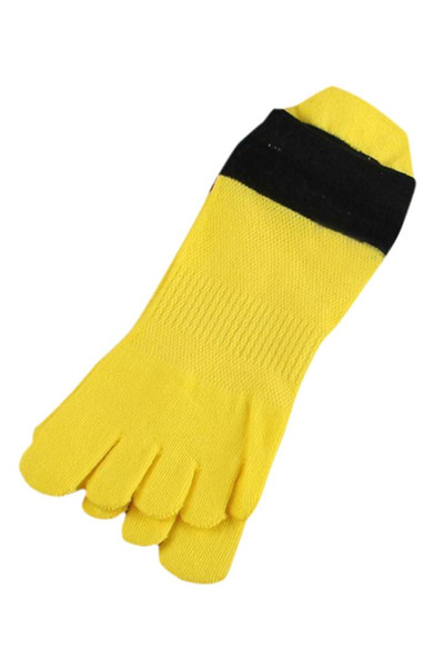 1Pair Comfortable Breathable Men's Cotton Toe Socks Sport Five Finger Socks