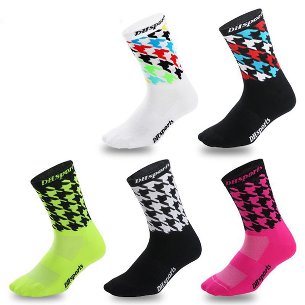 2019 New High Quality Cycling Socks/ Professional High Elastic Sport Socks Men MTB Outdoor Riding/ Hiking/ Running Socks