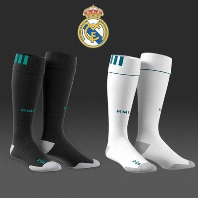 free shipping real madrid plain football socks white black soccer socks wholesale