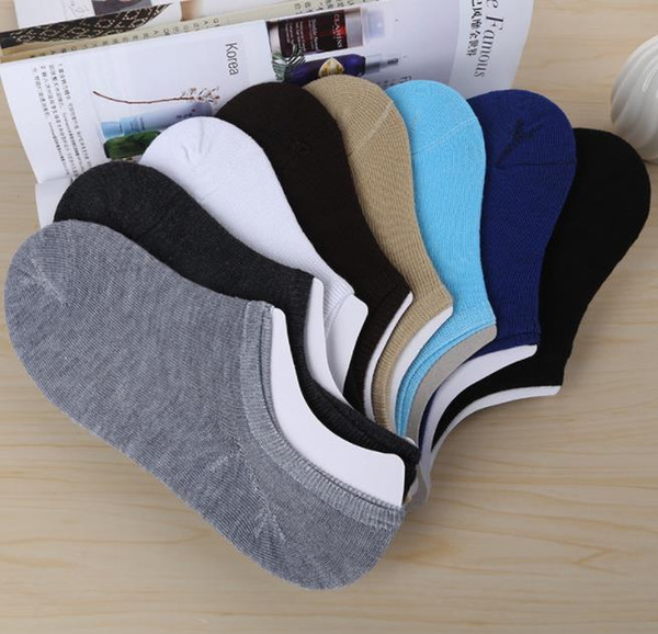 Free shipping Men socks invisible socks shallow mouth to help low-permeability pure cotton Male ultra-short socks