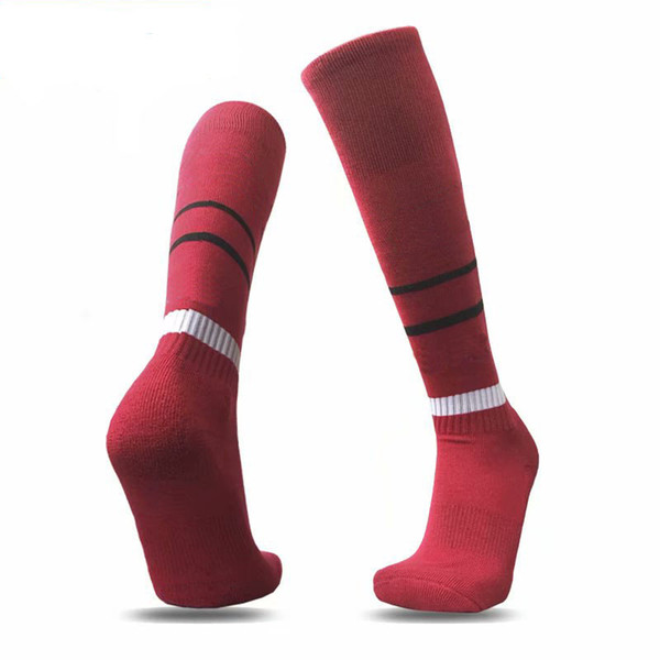 18 19 Ars home white football socks AJAX away Knee High cotton soccer stocking CHE mens sports socks Thicken Towel Bottom long hoses