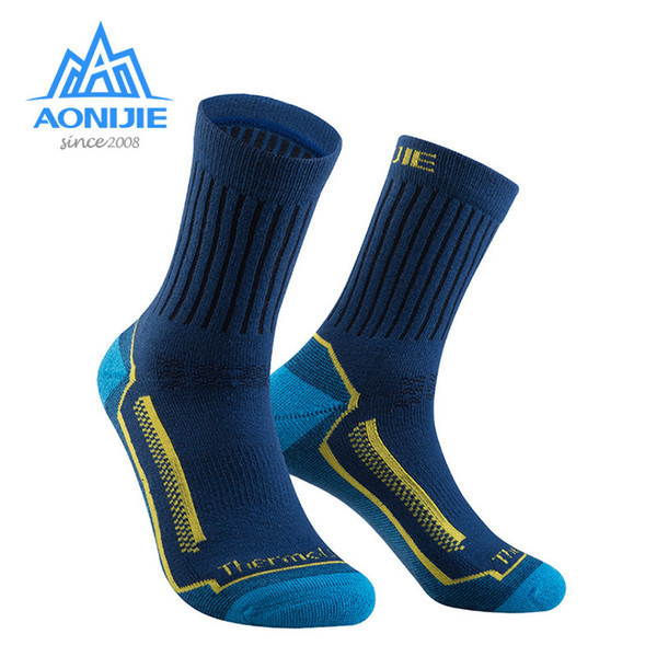 AONIJIE E4100 Outdoor Sports Running Athletic Unisex Performance Training Cushion Crew Compression Socks Cycling Sports