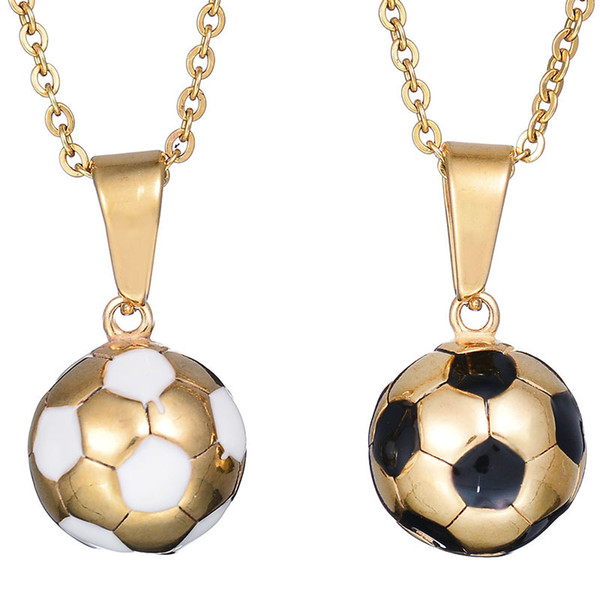 best selling necklaces Titanium steel football styling men's sports necklaces fashion accessories