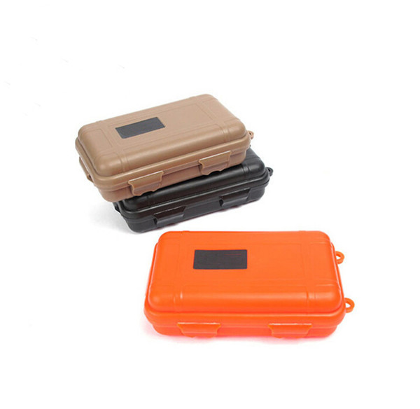 New Hot Outdoor Sport Gear Shockproof Waterproof Box Sealed Box EDC Tools Wild Survival Storage Box Best Quality DHL Free