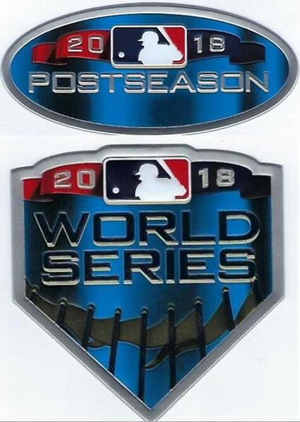 2018 Major LEAGUE baseball 2018 World Series Postseason Patches Logos sewn on patch