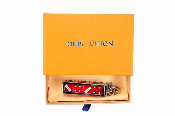 2019 Hot Release Originals 9855sup Limited Red Black x 9348Louis dice Joint Key Ring Authentic With Original Box And Bag Fashionable