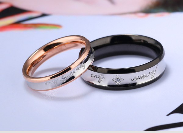 hot sale Titanium 2 colors Sport Accessories titanium diamond man ring titanium ring for man/women