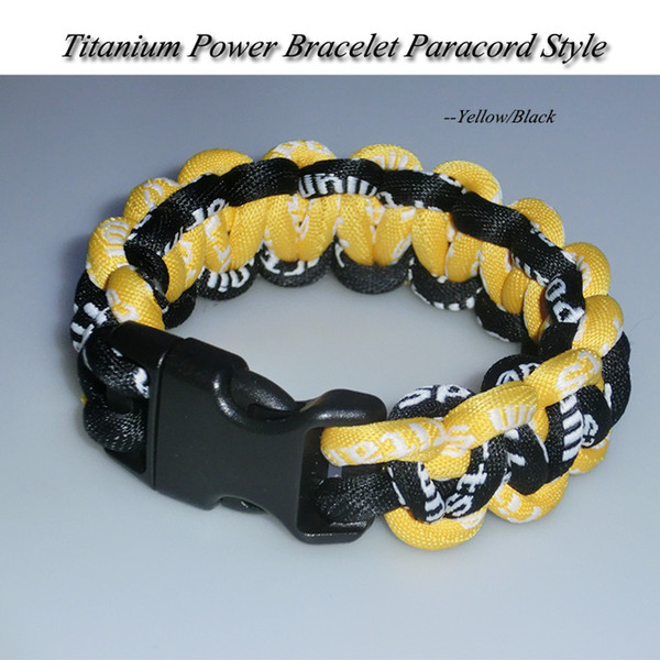 Braided Bracelet, Customized Paracord Titanium Rope Bracelet For Sports