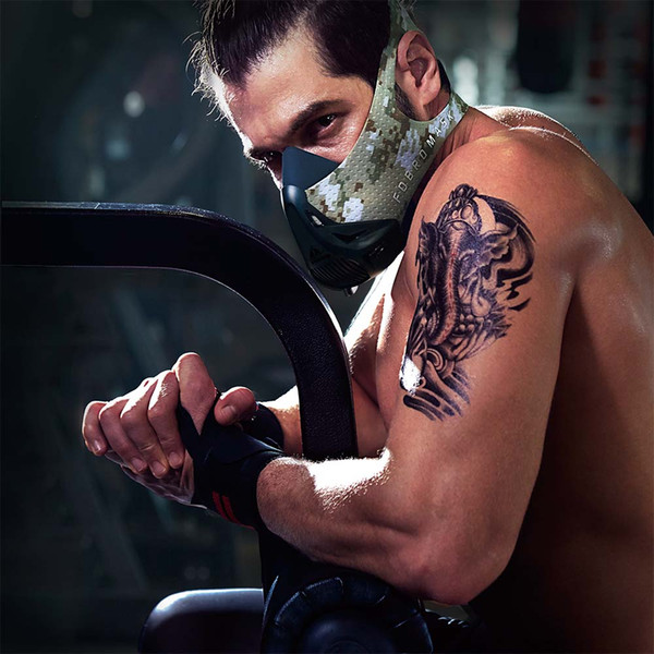 FDBRO Training Sport Mask for Men Workout Gym Fitness Indoor Strength Training Crossfit HITT Drop Shipping