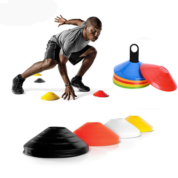 50pcs/lot 20cm Football Training Cones Marker Discs Soccer High Quality Sports Saucer Entertainment Sports Accessories