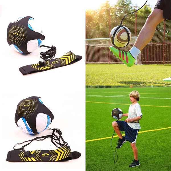 Soccer Football Kick Throw Trainer Solo Practice Aid Skill Waist Belt Adjustable Football Belt Trainer