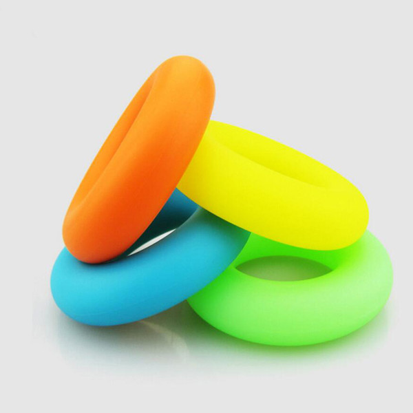 4 colors silicone grip professional fitness training grip ring rubber ring adult children's finger rehabilitation equipment finger grip