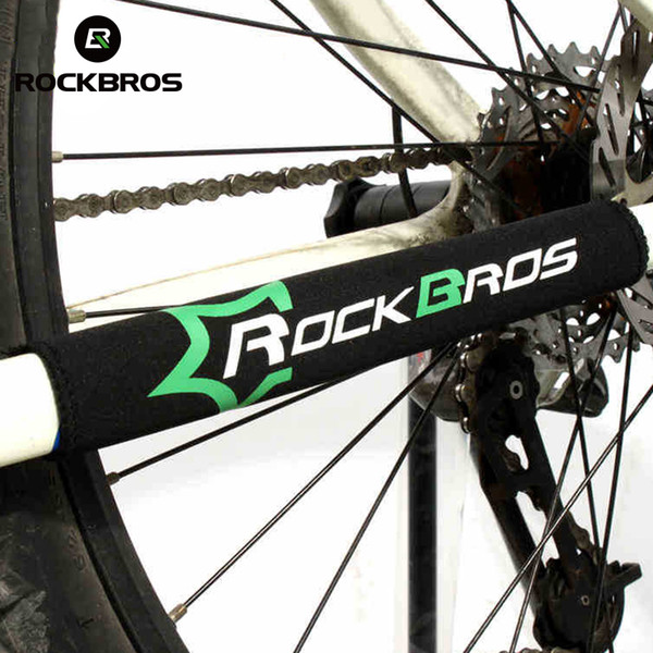 ROCKBROS Outdoor Bike Cycling Bicycle Frame Chain Care Cover Chainstay Posted Prot Protector Guard Pad Bike Accessories Black