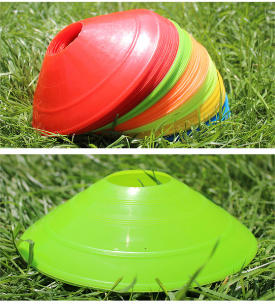 New 19cm Cones Marker Discs Soccer Football Training Sports Entertainment Accessories