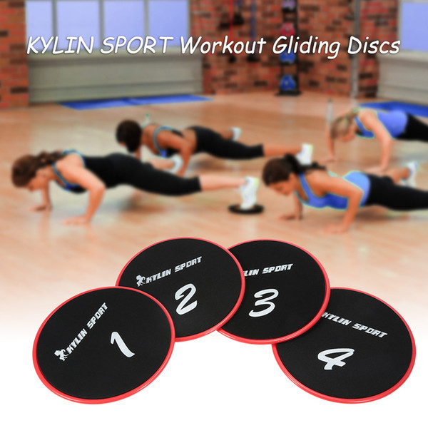 4pc Fitness Gliding Discs Gym Slider Fitness Disc Exercise Core Slider Cross Training Sliding Disc Fitness Equipment