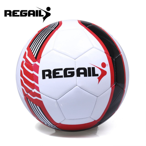 REGAIL Footballs Size 5 PU Shooting Star Shape Training Football Soccer Ball Outdoor Game Soccers Ball Train Football New Model +B