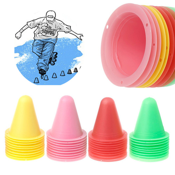 Mark Cup Skateboard Football Soccer Rugby Speed Fitness Equipment Drill Space Marker Cones Slalom for Inline Roller Skating