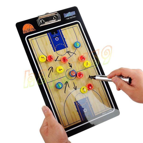 hot Outdoor PVC Soccer basketball Coach Match Training Tactical Plate Coaching Board Kits magnetic teaching board Coach Board