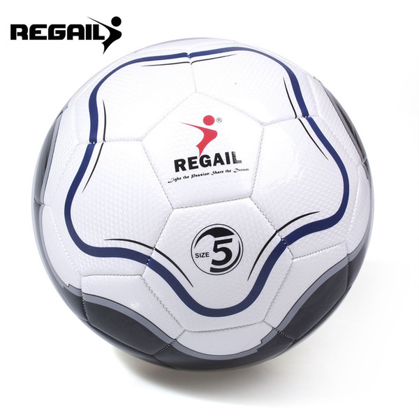 REGAIL Size 5 PU Flower Shape Training Football Soccer Ball Soccer Ball Outdoor Game Soccers Ball Train Footballs Granules New Model +B