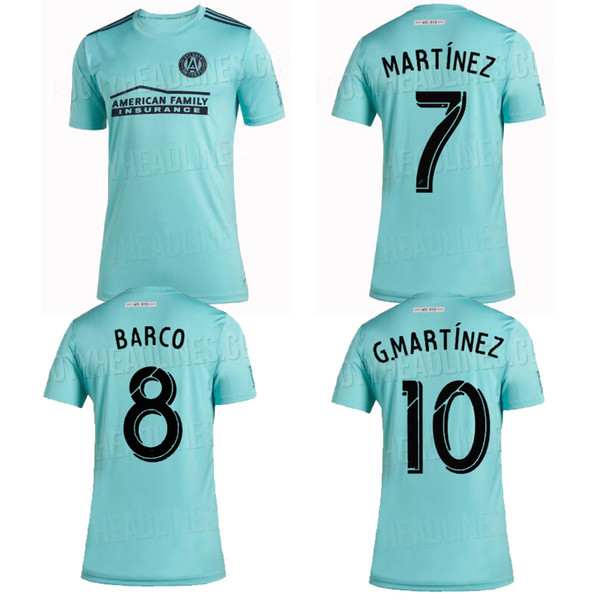 2019 2020 Parley MLS Atlanta United FC jerseys soccer limited edition 19 20 MLS Parley Atlanta United MARTINEZ BARCO Football shirts