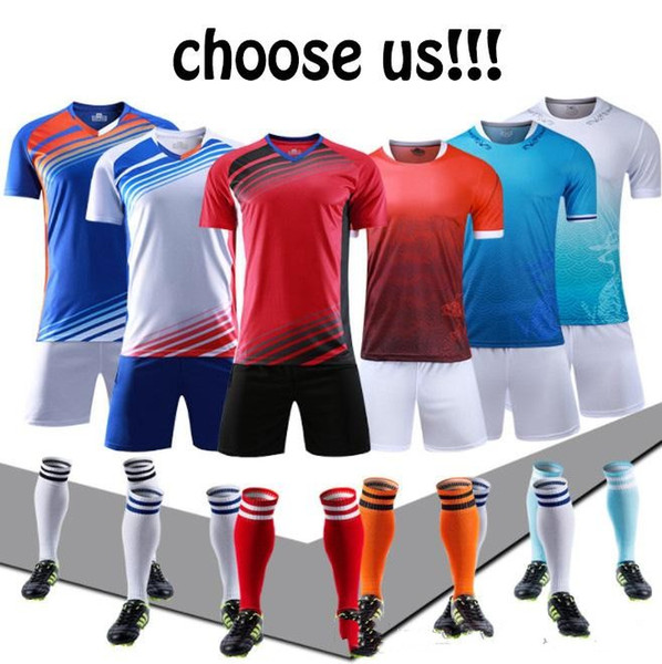 Welcome!Custom jersey uniforms adult children's soccer suit kit personalized printed jerseys short sleeves shorts soccer practice team