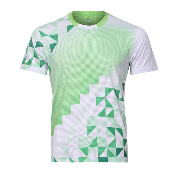 2018 New Green Red Bule Badminton T-shirt Fashion Breathable and Quick-drying Badminton Man Shirt Professional Badminton Clothes