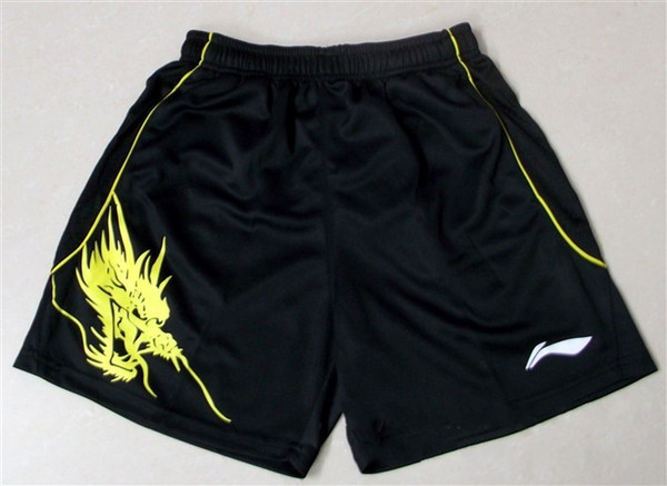 Chinese dragon Li-Ning Tennis shorts,Polyester fast dry lining Badminton Shorts,lining Table Tennis shorts,Sportwear pants,Tennis Shorts