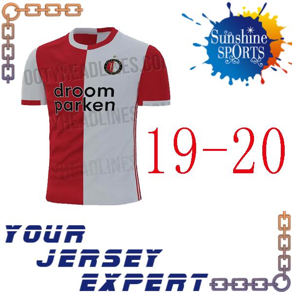 new Feyenoord soccer jersey V.PERSIE 19 20 Home away LARSSON BERGHUIS VILHENA JORGENSEN UEFA Europa League football shirts 2019 2020