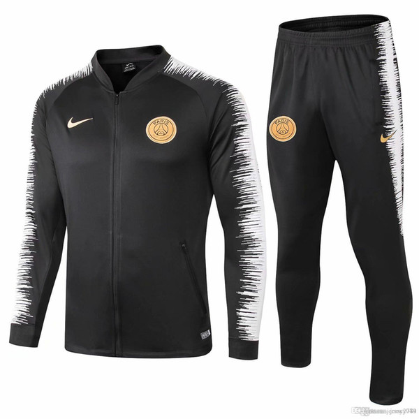 New 18 19 Paris training suit 2018 2019 Psg football sportswear suit jacket MBAPPE CAVANI POGBA Dutch football suit