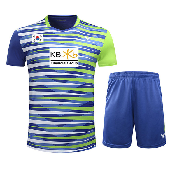 New Victor Badminton clothes Men, Korea badminton sets wtih flag KB , sportswear men's 253A