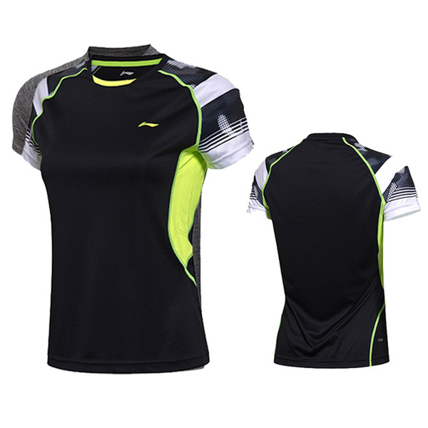 New Li-Ning badminton shirts clothes,Men/women breathable clothing quick-drying table tennis clothes T-shirt badminton clothes