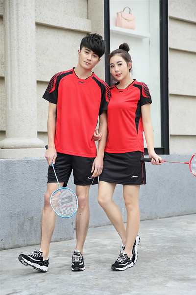 Tennis 2016 Li Ning Badminton Jersey Set Table Tennis Men Women Shirts And Short Ping Pong Shorts Free Shipping