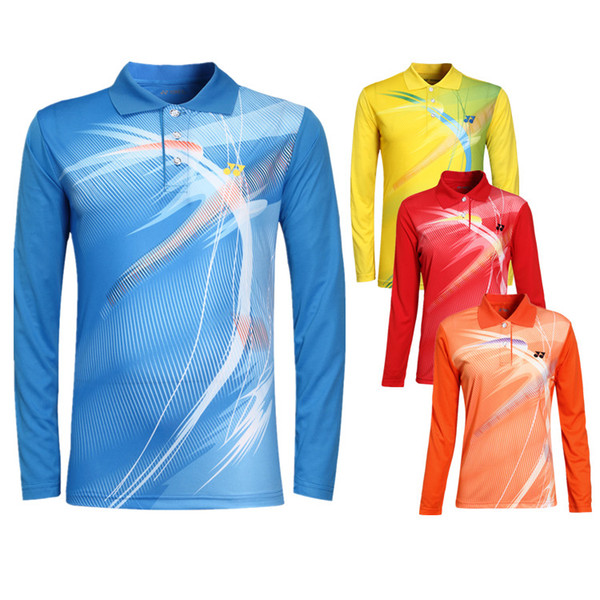 F6 YON EXX Badminton Suit Sportswear for Men & Women long Sleeve T-shirt for Leisure Running Basketball casual wear Table tennis Y-3023