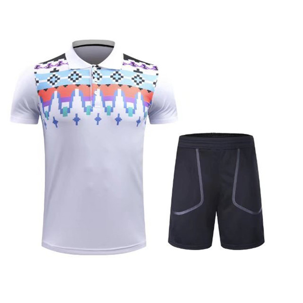 Blank shuttlecock jersey & shorts men's table tennis jersey badminton set Running sportswear badminton shirt & shorts Customized